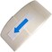 L LIKED Blank White 1 x 2 Inch Dissolvable Labels for Food Rotation Prep roll of 500 (1 Pack