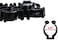 Cosmos Billiards Snooker Cue Locating Clip Holder for Pool Cue Racks, 12 Pieces