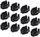 Cosmos Billiards Snooker Cue Locating Clip Holder for Pool Cue Racks, 12 Pieces
