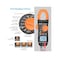 Proster Digital Clamp Meter TRMS 6000counts, 800A DC AC Current AC/DC Voltage NCV Continuity Capacitance Resistance Frequency Diode Hz Test, with1 PairTest Leads 1 Pair Alligator Clips