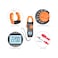 Proster Digital Clamp Meter TRMS 6000counts, 800A DC AC Current AC/DC Voltage NCV Continuity Capacitance Resistance Frequency Diode Hz Test, with1 PairTest Leads 1 Pair Alligator Clips