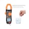 Proster Digital Clamp Meter TRMS 6000counts, 800A DC AC Current AC/DC Voltage NCV Continuity Capacitance Resistance Frequency Diode Hz Test, with1 PairTest Leads 1 Pair Alligator Clips