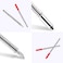 HQMaster 45 Degree Vinyl Cutter Blades Lettering Blade for Graphtec Cutting Plotter, Red Cap Pack Of 10 with Springs