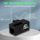 مجموعة VCE من 25 قطعة من موصلات CAT6 RJ45 Keystone Jack Inline Coupler - أسود