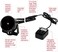 Tendelux 80ft IR IlluminatorAI4 No Hot Spot Wide Angle Infrared Light for Security Camera (w/Power Adapter