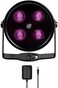 Tendelux 80ft IR IlluminatorAI4 No Hot Spot Wide Angle Infrared Light for Security Camera (w/Power Adapter