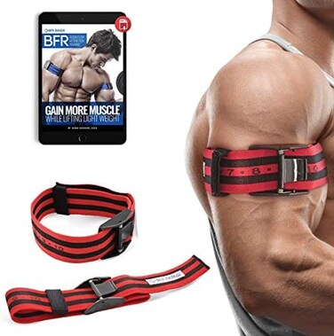 BFR BANDS Blood Flow Restriction Bands, Exercise Straps for Occlusion Training, Gym WorkoutWeight Lifting, Resistance Bands Help Increase Muscle Mass in WomenMen