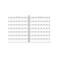 BookFactory Guitar Tablature Notebook/Guitar Music Tabs Journal - 120 Pages, Wire-O, 8 1/2 x 11 Tablature Format (JOU-120-7CW-A(Guitar-Tabs