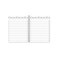 BookFactory Guitar Tablature Notebook/Guitar Music Tabs Journal - 120 Pages, Wire-O, 8 1/2 x 11 Tablature Format (JOU-120-7CW-A(Guitar-Tabs
