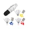 EVISWIY JANSANE Silhouette Blade CB09 Graphtec Holder with 15psc Vinyl Fabric Cutting Blades (30/45/60 Degreefor Silhouette Cameo 1 2 3/Portrait/Curio/Graphtec 6000/CE 5000-60 Plotter