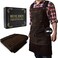 ecoZen Lifestyle Shop Apron - 16 oz Waxed Canvas Work ApronsWaterproof,Easily adjusted to fit size S-XXLTough Tool Apron