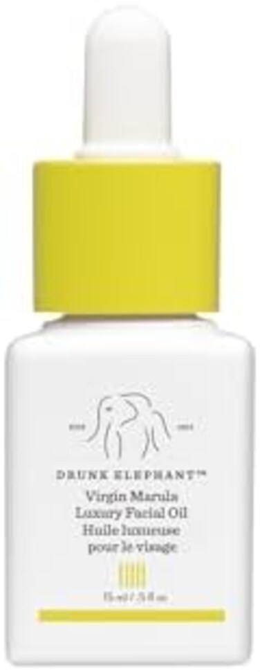 Drunk Elephant Virgin Marula Luxury Facial Oil - Vegan Anti-Aging Skin Care and Face Moisturizer - 15 Milliliters/0.5 Ounce