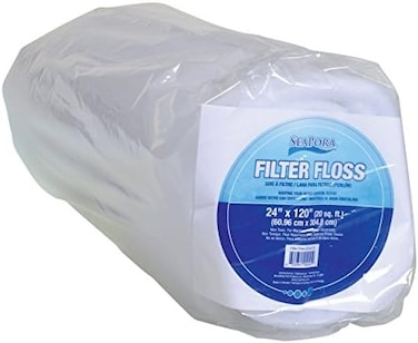 Seapora 4041 Filter Floss Aquarium Filter Pad, 20 sq. ft./24" x 120