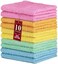 DecorRack 10 Pack 100% Cotton Wash Cloth, Luxurious Soft, 12 x 12 inch Ultra Absorbent, Machine Washable Washcloths, Assorted Colors (10 Pack