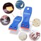 FOSHIO 2PCS Plastic Razor Scrapers Knife with Contoured Grip100 PCS 1.5 inch Refillable Double Edge Plastic Razor Blades Ideal for Auto Window Tint Vinyl Tool Application