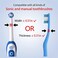SARMOCARE Toothbrush Sanitizer, UV Toothbrush Holder with Sterilisation Function, Build-in Fan, and Toothpaste Holder (5 Toothbrushes Holding and a Decal Sticker Included