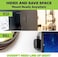 حامل HIDEit لجهاز Apple TV 4K، من شركة أمريكية - حامل جداري فولاذي لجهاز Apple TV 4K - متوافق مع Apple TV HD وApple TV 4K من الجيل الأول والثاني، غير متوافق مع Apple TV 4K من الجيل الثالث (إصدار 2022)