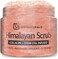 M3 Naturals Himalayan Salt Infused with CollagenStem Cell All Natural BodyFace Scrub with Lychee Sweet Almond Oil Skin Care Exfoliating Blackheads Acne Scars Reduces Wrinkles 12 OZ