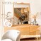 MUXSAM Long Wood Carved Appliques Onlays, 2-Pack Unpainted Decorative Corner Carving Decals Set for Wall Door Cabinet Mirror Closet Wardrobe Dresser Mantel Staircase DIY Project, 30x8cm/11.81"x3.15