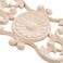 MUXSAM Wood Onlays Appliques, Long Wooden Carved Overlays Furniture Center Carvings Decals for Cabinet Closet Door Wall Dresser DIY Crafts Project(2-Pack, 40x9cm/15.8"x3.6