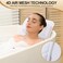 Idle Hippo Full Body Bath Pillow for Bathtub, Non-Slip Bath Pillows for Tub, Spa Bathtub Pillow Cushion for Headrest Neck Shoulder and Back Rest Support，Relaxation Spa Accessories-50 x 15" (White