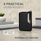 محفظة Vaultskin Notting Hill بسحاب مع حماية RFID (أسود)
