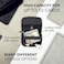 محفظة Vaultskin Notting Hill بسحاب مع حماية RFID (أسود)