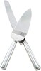 FASHIONCRAFT (Silver- Classic Silver Stainless Wedding Cake Serving Set - Server and Knife