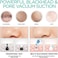 VOYOR 6 in 1 Professional Blackhead Extractor Blackhead Extractor Electric Blackhead Remover Pore Cleanser Facial Care Woman Blackhead Removal, 6 Probes and 3 Modes, Rechargeable BR410