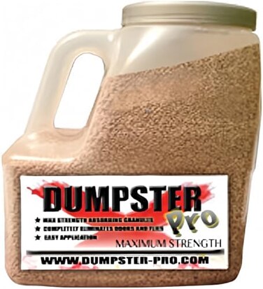 Dumpster Pro Garbage Deodorizer Maximum Strength Absorbing Granules Completely Eliminates Odors and Flies 7 Pounds Dumpster Pro 7 1