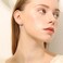EVER FAITH 925 Sterling Silver Round Cut CZ Prong Setting Gorgeous Leverback Dangle Earrings Clear