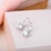 EVER FAITH 925 Sterling Silver Round Cut CZ Prong Setting Gorgeous Leverback Dangle Earrings Clear