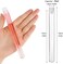 SUPERLELE 48pcs 16x150mm clear plastic test tube with caps for scientific experiments, party, decorate the house, candy storage