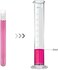 SUPERLELE 48pcs 16x150mm clear plastic test tube with caps for scientific experiments, party, decorate the house, candy storage