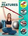 CTRL Sports Stretching Strap with Loops - Non Elastic Stretch Band for Physical Therapy, Yoga Strap for Stretching Equipment, Stretch Bands for Exercise and Flexibility - Fascia, HamstringLeg Stretche