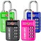 SURE LOCK TSA Approved Travel Luggage s, Open Alert Combination for School OfficeGym er,Toolbox, Pelican Case,Easy Read Dials- 1, 24 Pack, 17021ALL COLOUR, Large,