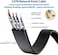 BUSOHE Cat7 Ethernet Cable 3FT 5 Pack Multi Color, Cat-7 Flat RJ45 Computer Internet LAN Network Ethernet Patch Cable Cord - 3-Feet