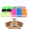 YOY 3/4inch Pet Dog Stretchy Rubber Bands, 600/Box- Puppy Elastics Ties Pony Tail Holders Hair accessories for Doggy Grooming Top Knots Ponytails Braids and Dreadlocks