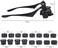 Beileshi Watch Repair Magnifier Loupe Jeweler Magnifying Glasses Tool Set with LED Light (2.5X 4X 6X 8X.