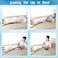 NEPPT Bed Ladder Assist - Pull Up Bed Rope Ladder Beds Assist Strap for Elderly and Seniors Bedridden Patients Lifting Assistance with Handle Adjustable Sit Up Helper Safety Bedside Hand Grips