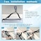 NEPPT Bed Ladder Assist - Pull Up Bed Rope Ladder Beds Assist Strap for Elderly and Seniors Bedridden Patients Lifting Assistance with Handle Adjustable Sit Up Helper Safety Bedside Hand Grips