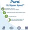 Pura Kiki Silicone Travel Cover, Blue (Plastic Free, NonToxic Certified, BPA Free