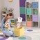 Sorbus Foldable Storage Cube Basket Bin - Great for Nursery, Playroom, Closet, Home Organization (Pastel Multi-Color, 6 Pack