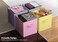 Sorbus Foldable Storage Cube Basket Bin - Great for Nursery, Playroom, Closet, Home Organization (Pastel Multi-Color, 6 Pack