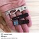 قلم Keyport Mini Pen - قلم صغير فاخر للاستخدام اليومي، قلم مسطح صغير مصمم خصيصًا لمنظمات وحاملات المفاتيح، يستخدم عبوات حبر جاف قابلة للاستبدال من Troika Micro (حبر أسود).