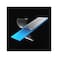 GLOTRENDS M.2 Heatsink for 2280 M.2 SSD for PC/PS5/PS5 Slim Installation, 22x70x3mm Aluminum Body, Including Thermal Pad