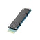 GLOTRENDS M.2 Heatsink for 2280 M.2 SSD for PC/PS5/PS5 Slim Installation, 22x70x3mm Aluminum Body, Including Thermal Pad