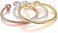 NewZenro Elegant Magnetic Bracelet Copper Therapy Magnets Bangle for Arthritis Pain for Women Men Gifts for Father's Day (Rose Gold