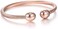NewZenro Elegant Magnetic Bracelet Copper Therapy Magnets Bangle for Arthritis Pain for Women Men Gifts for Father's Day (Rose Gold
