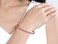 NewZenro Elegant Magnetic Bracelet Copper Therapy Magnets Bangle for Arthritis Pain for Women Men Gifts for Father's Day (Rose Gold